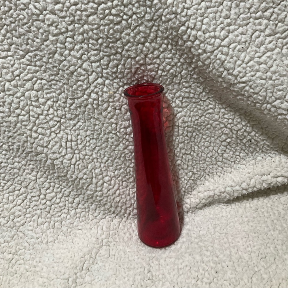 Red vase